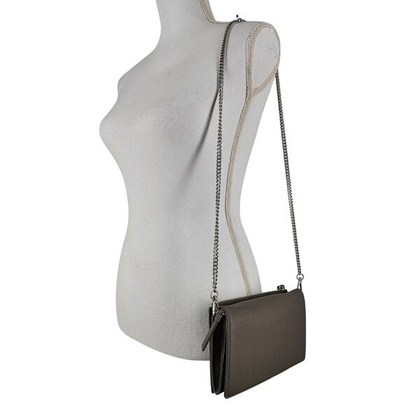 ALLSAINTS Shoulder / Crossbody Purse - Timeless Elegance in Taupe - Picture 2 of 16